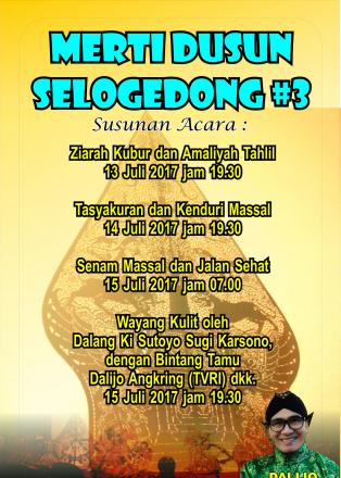 Merti Dusun Pedukuhan Selogedong